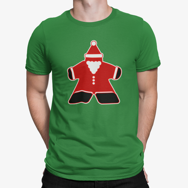 Green Meeple Christmas Tree T-Shirt - Meeple Shirts