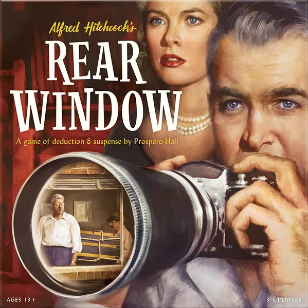 Rear Window Board Game Box Art