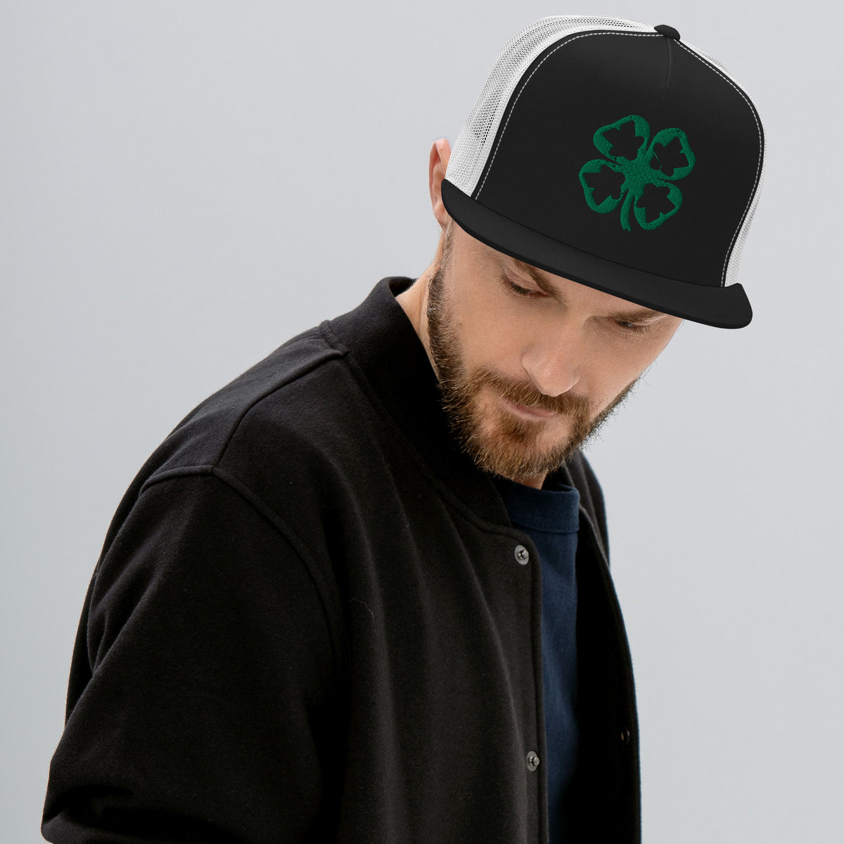 Meeple Leaf Clover Trucker Cap