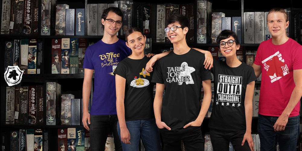 Board Game T Shirts - Clothe Thyself For Victory In Meeple Shirts.