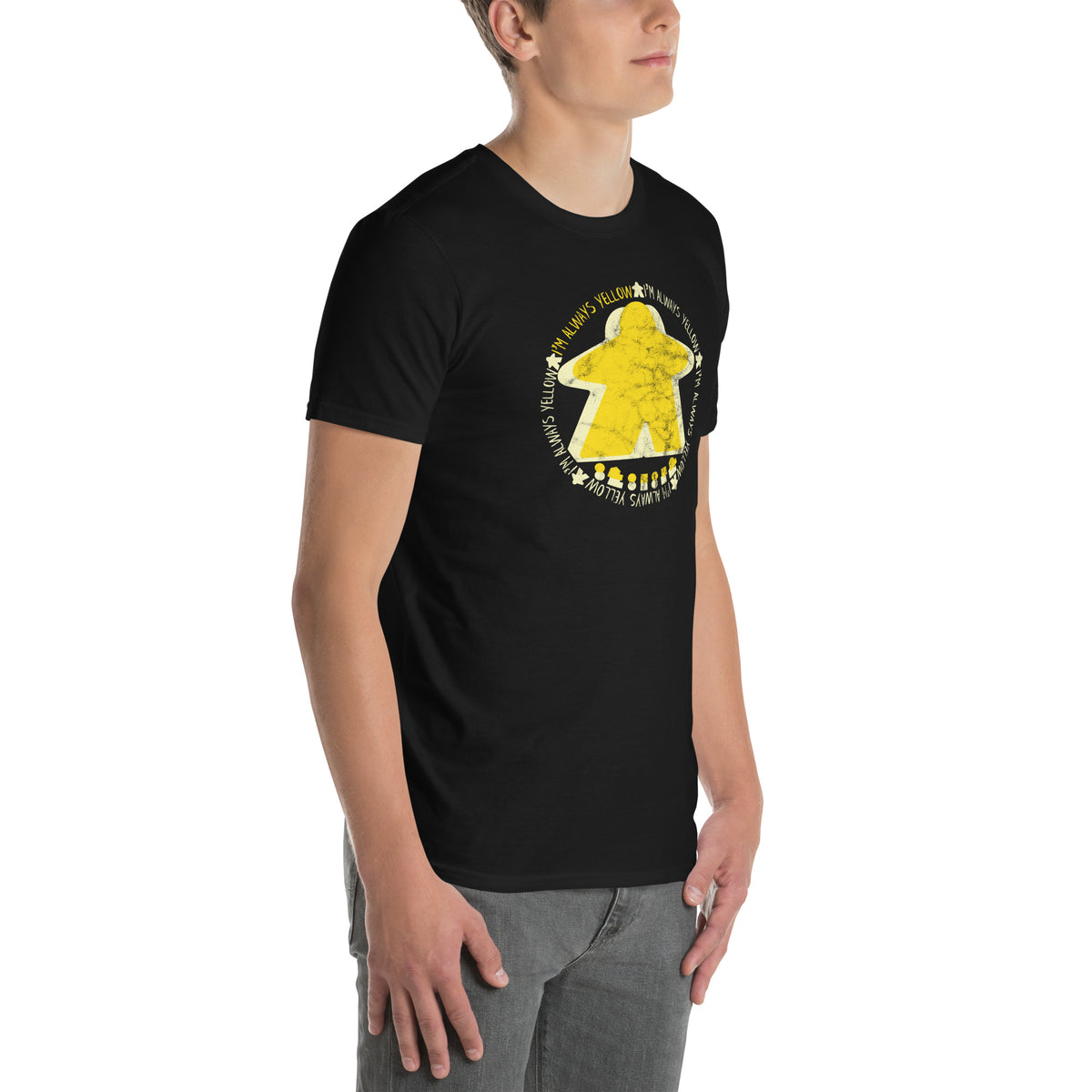 I&#39;m Always Yellow Meeple Board Game T-Shirt