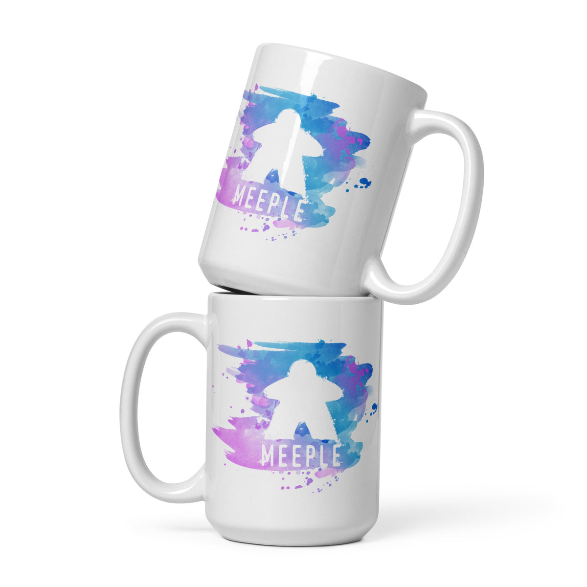 Meeple Splash Board Game Ceramic Coffee Mug