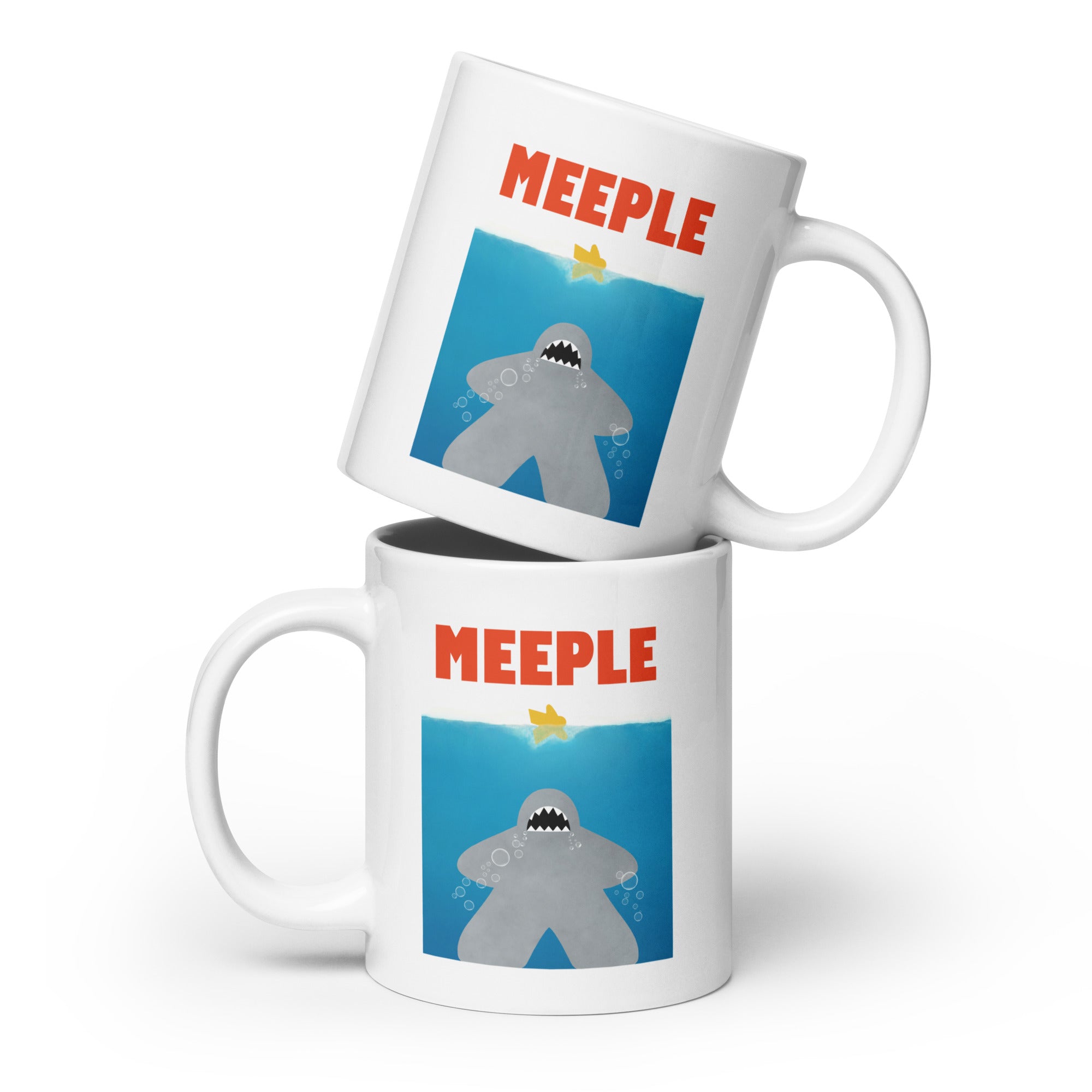Meeple Shark Attack Coffee  Mug