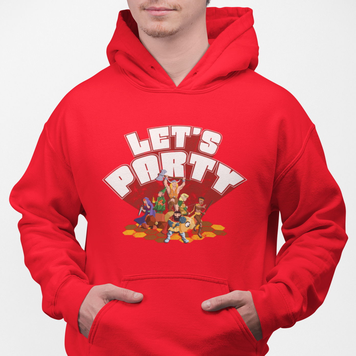 Let's Party Roleplaying Game Pullover Hoodie