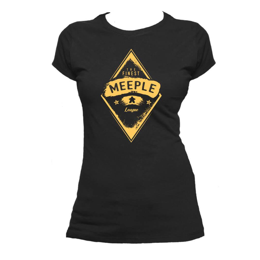 Finest Meeple League - Board Game t shirt ladies