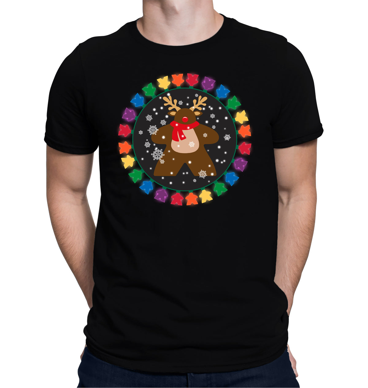 Merry Meeple Boardgame T-Shirt