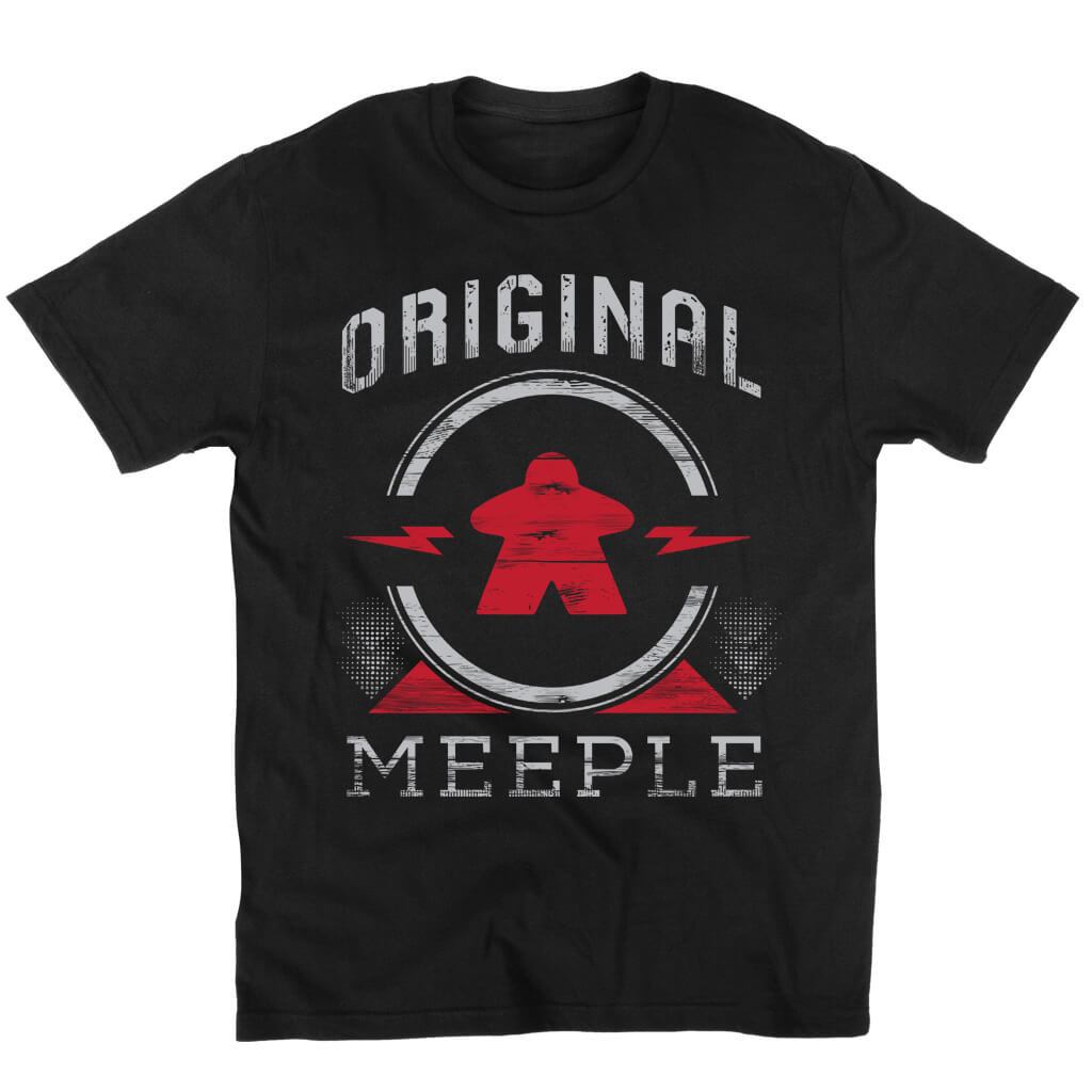 Maple Leaf Canadian Flag Meeple Board Game T-Shirt - Meeple Shirts