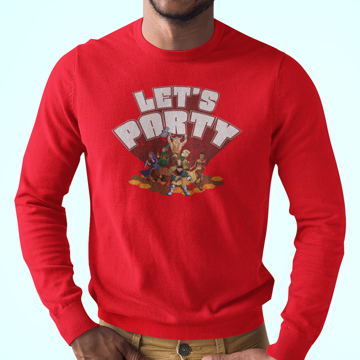 Let&#39;s Party Roleplaying Game Longsleeve T-Shirt