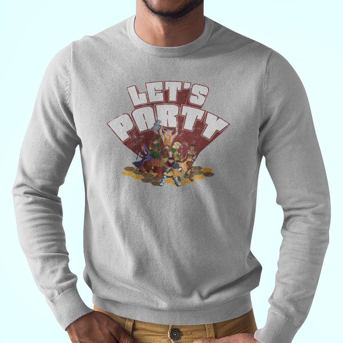 Let&#39;s Party Roleplaying Game Longsleeve T-Shirt