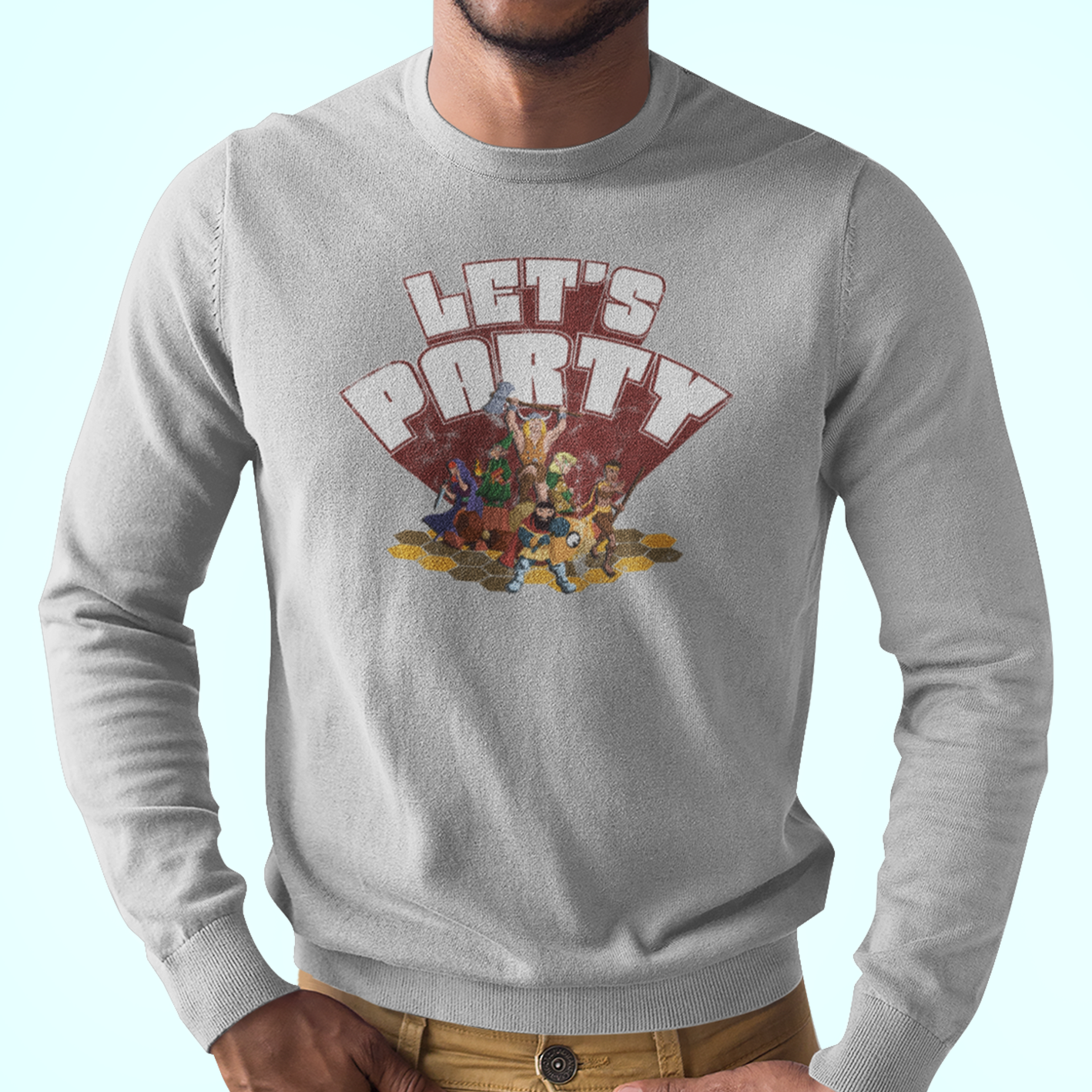 Let's Party Roleplaying Game Longsleeve T-Shirt