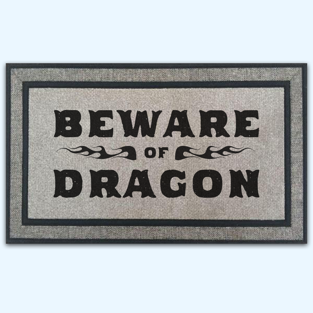 Beware of Dragon Fantasy Game Door Mat