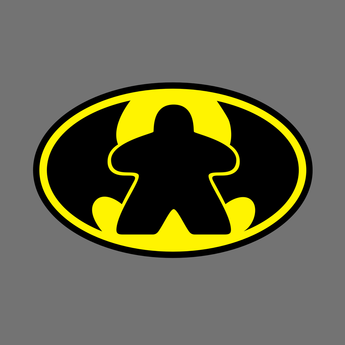 BatMeeple Symbol Board Game T-Shirt