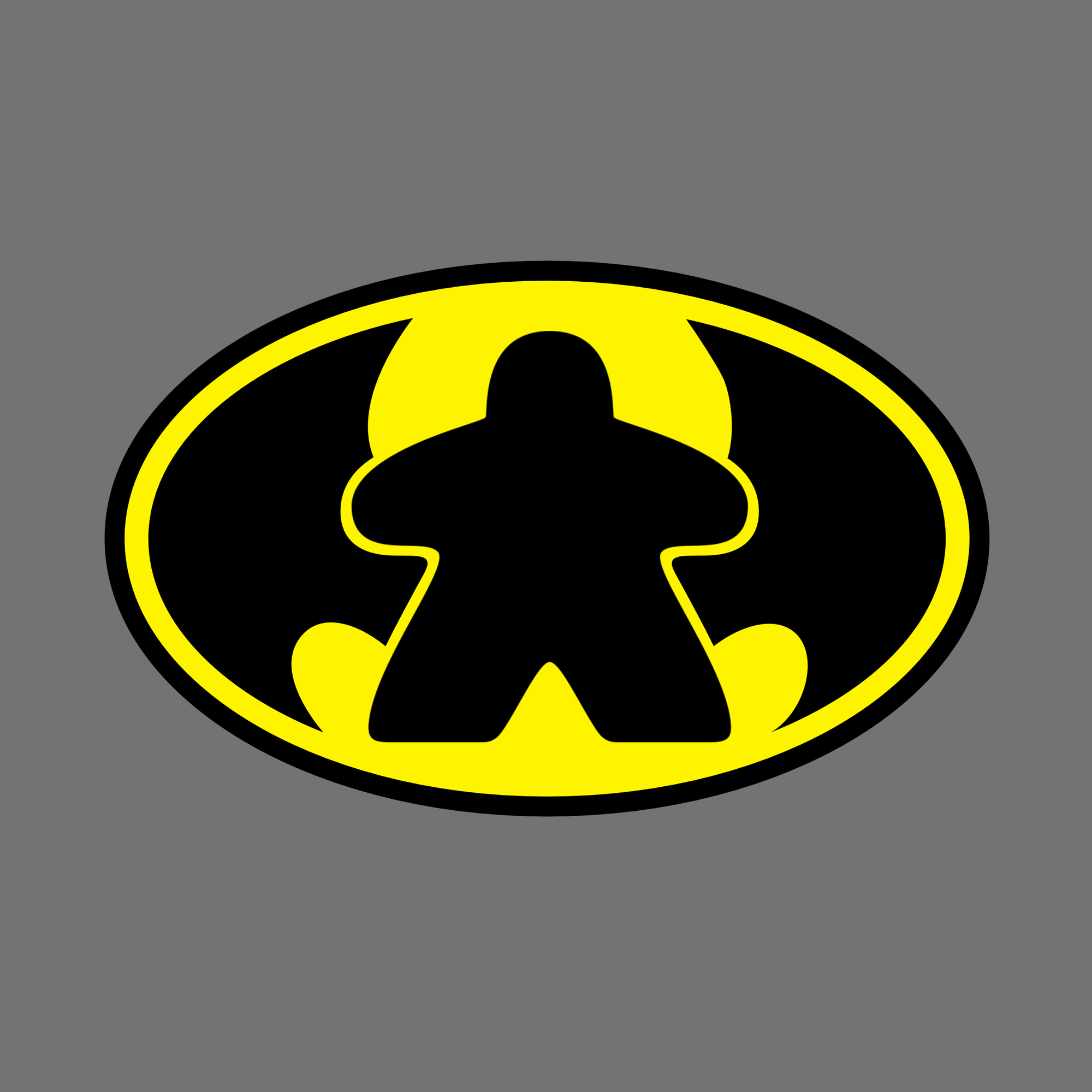 BatMeeple Symbol Board Game T-Shirt