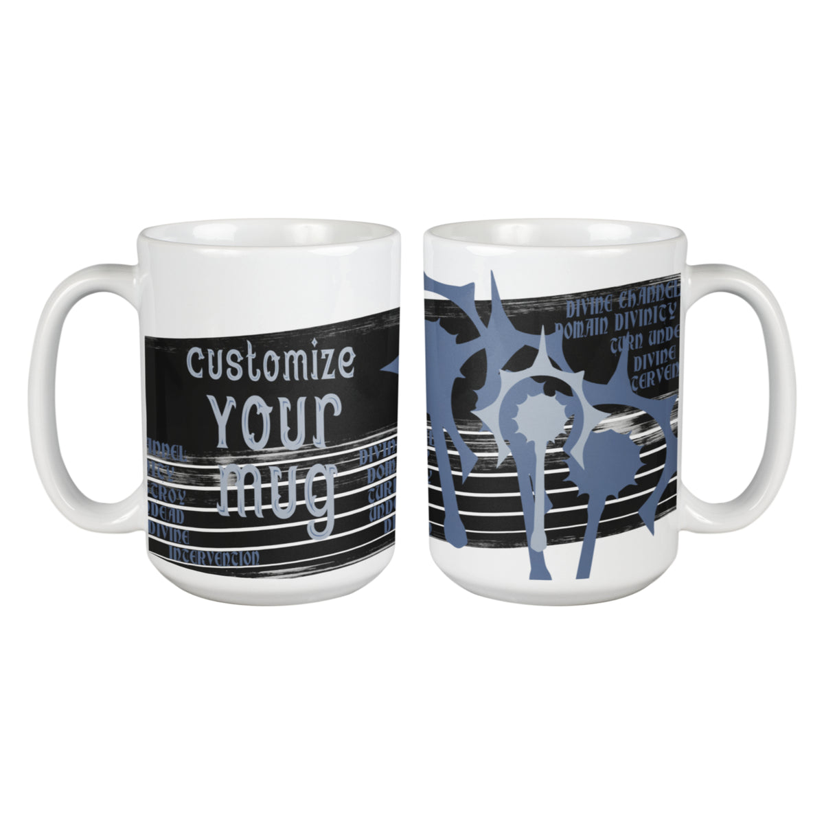 Personalized D&amp;D Character Cleric Coffee Mug