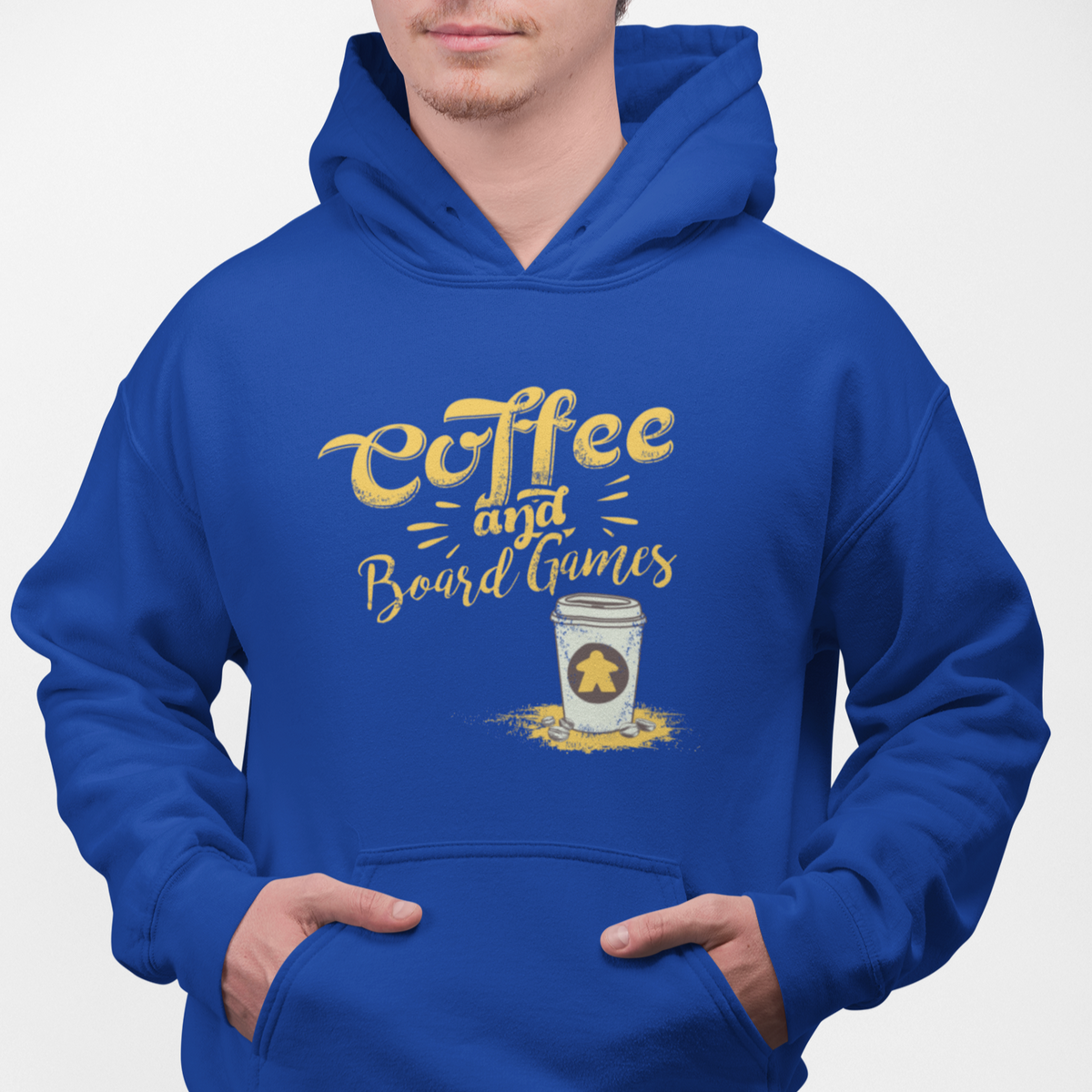 Coffee &amp; Board Games To Go Pullover Hoodie