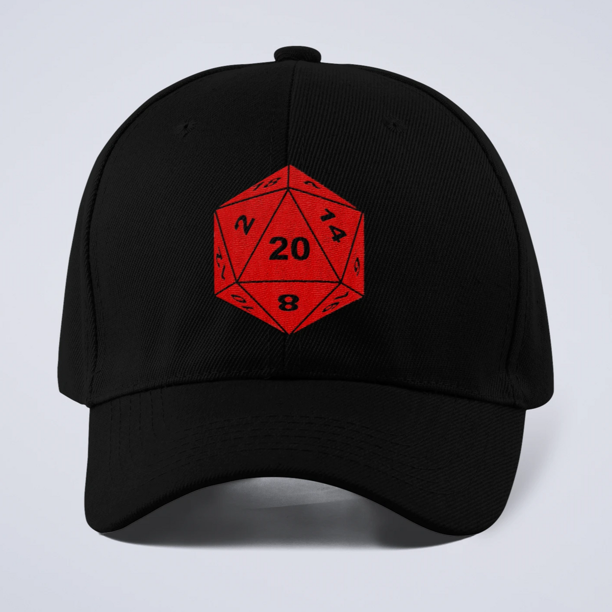 D20 Dragons &amp; Dungeons Curved Bill Hat
