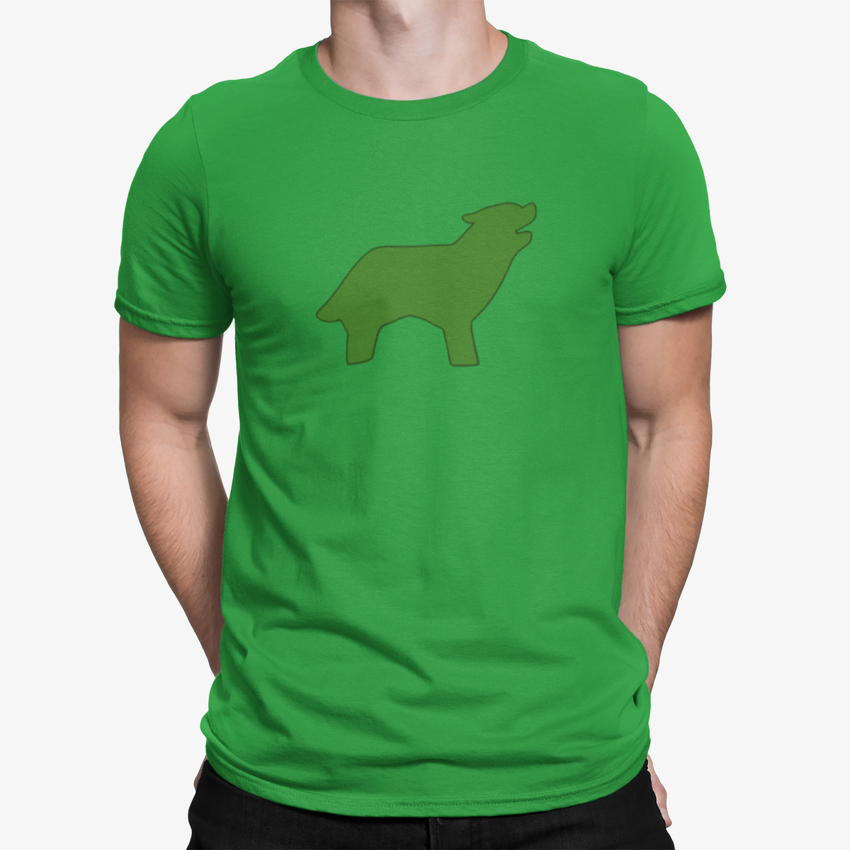 Green Meeple Druid D&amp;D Green T-Shirt