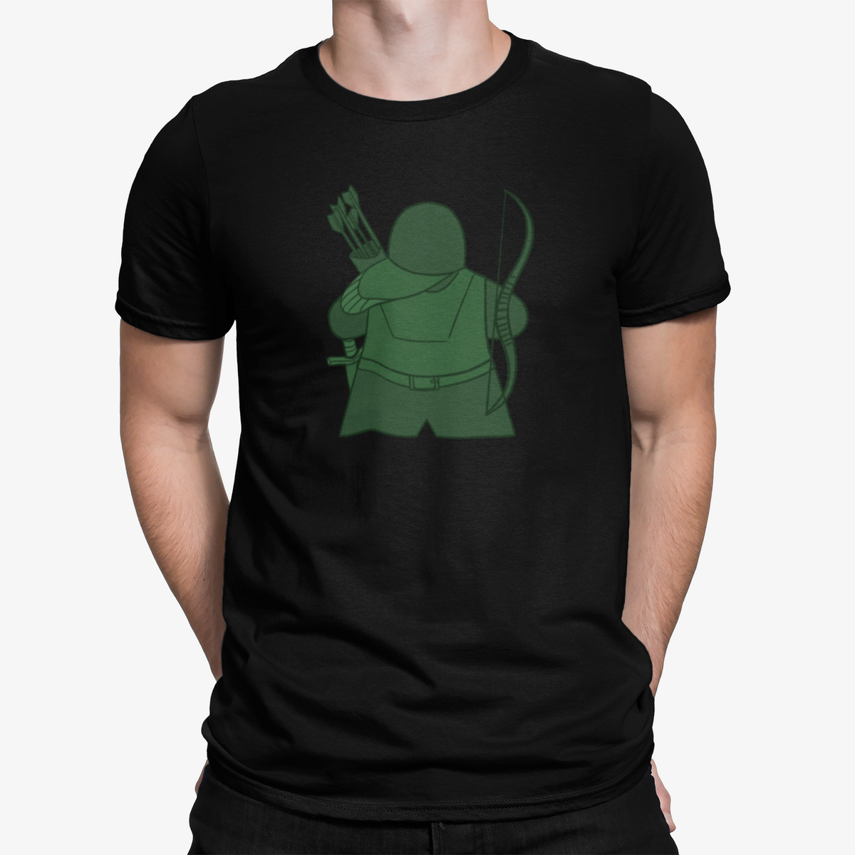 Green Meeple Ranger D&amp;D Black T-Shirt