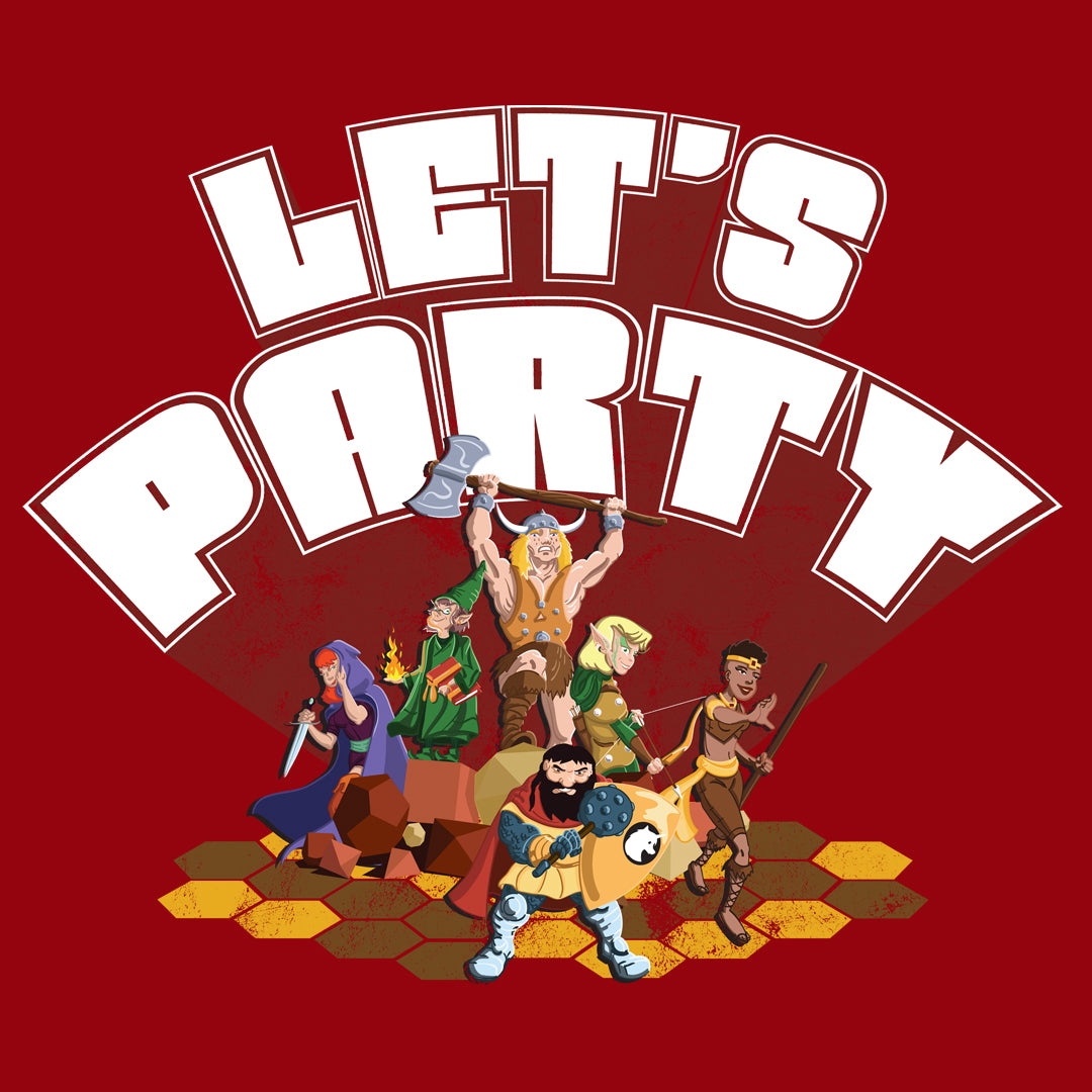 Let&#39;s Party Roleplaying Game T-Shirt