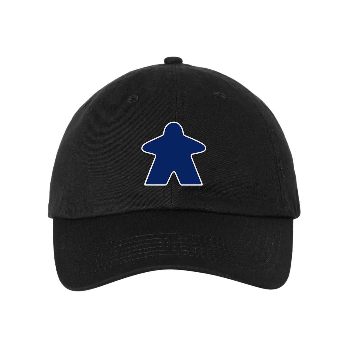 Blue Meeple Board Game Curved Bill Hat