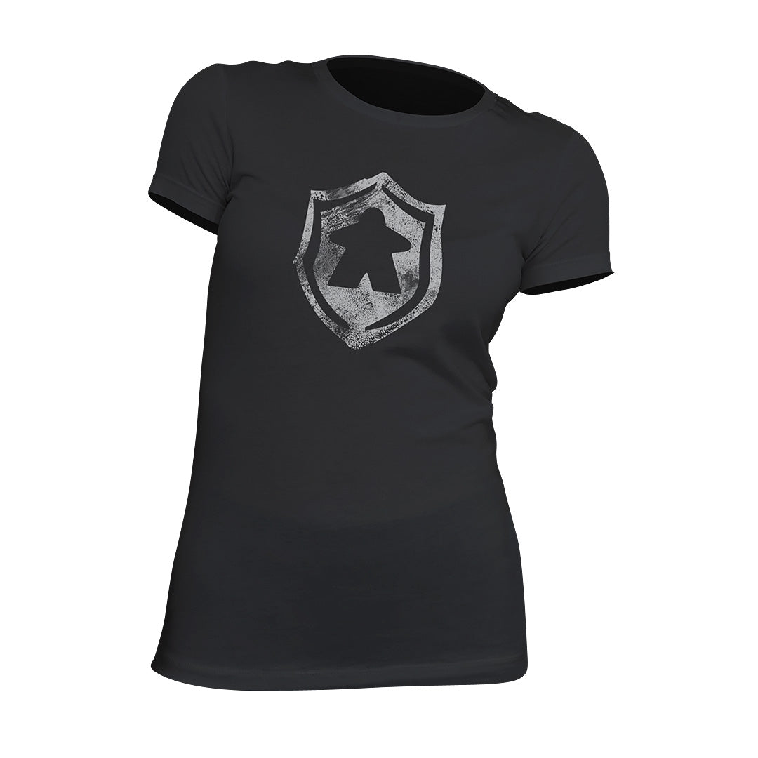 Meeple Shield Boardgame T-Shirt