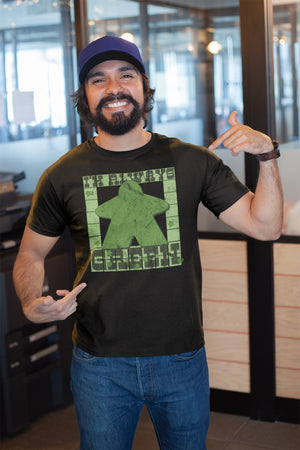I'm Always Green Meeple Board Game T-Shirt - Meeple Shirts