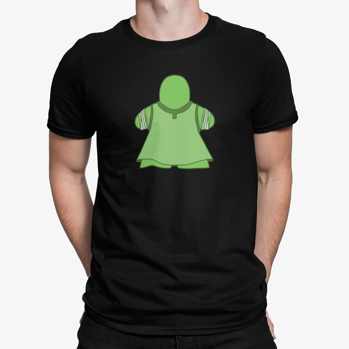 Green Meeple Monk D&amp;D T-Shirt