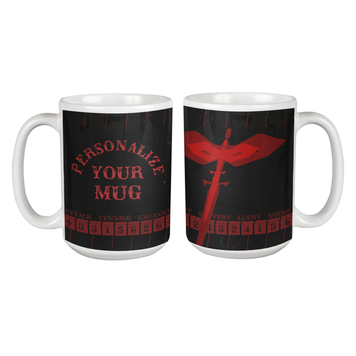 Personalized D&amp;D Character Rogue Coffee Mug
