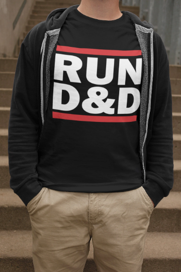 Run D&amp;D T-Shirt - Role Playing Games