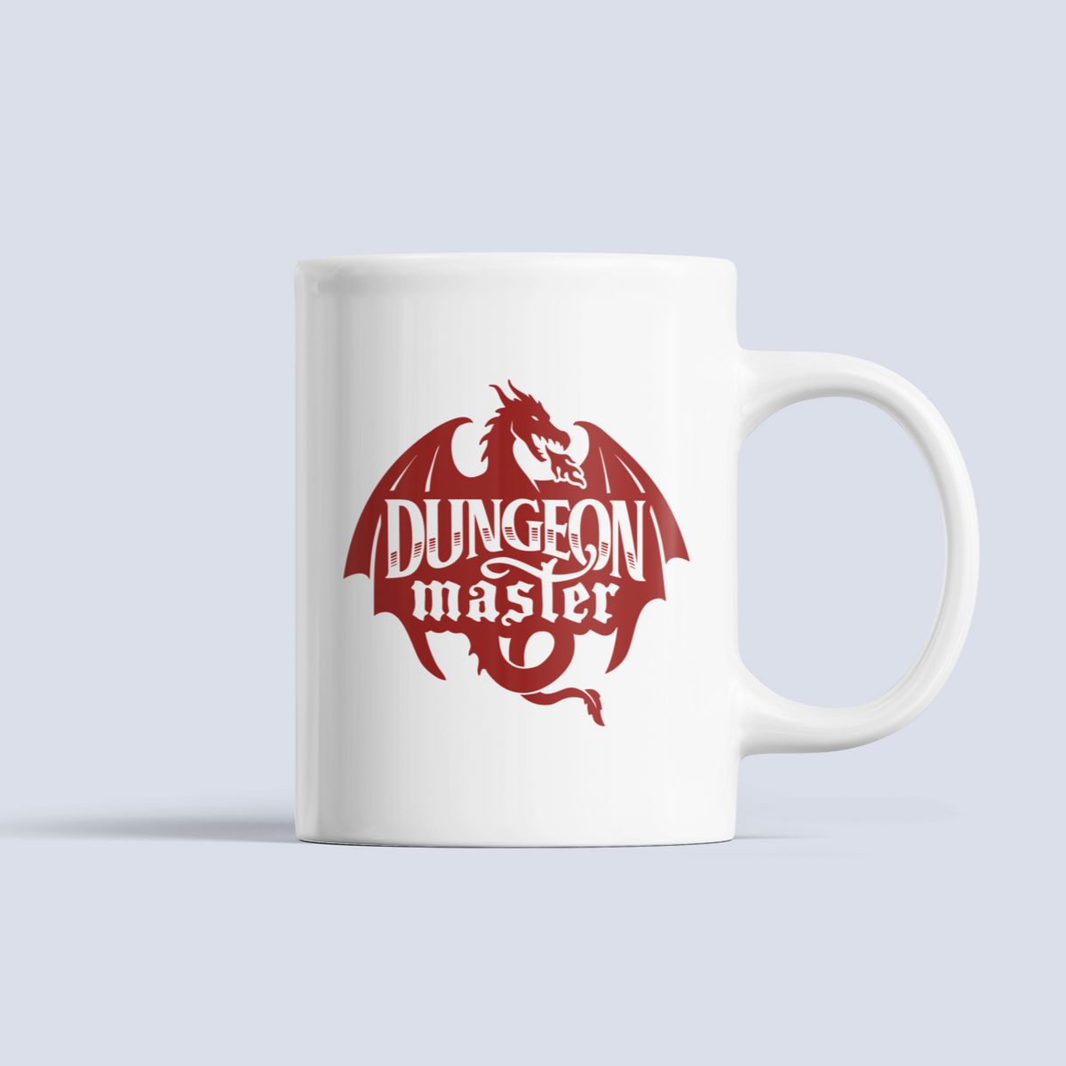 Dungeon Master Dragon Emblem Ceramic 15oz Mug