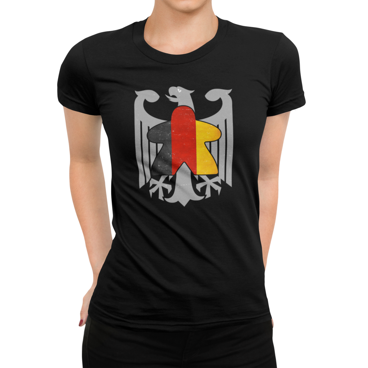 German Flag Meeple Board Game T-Shirt