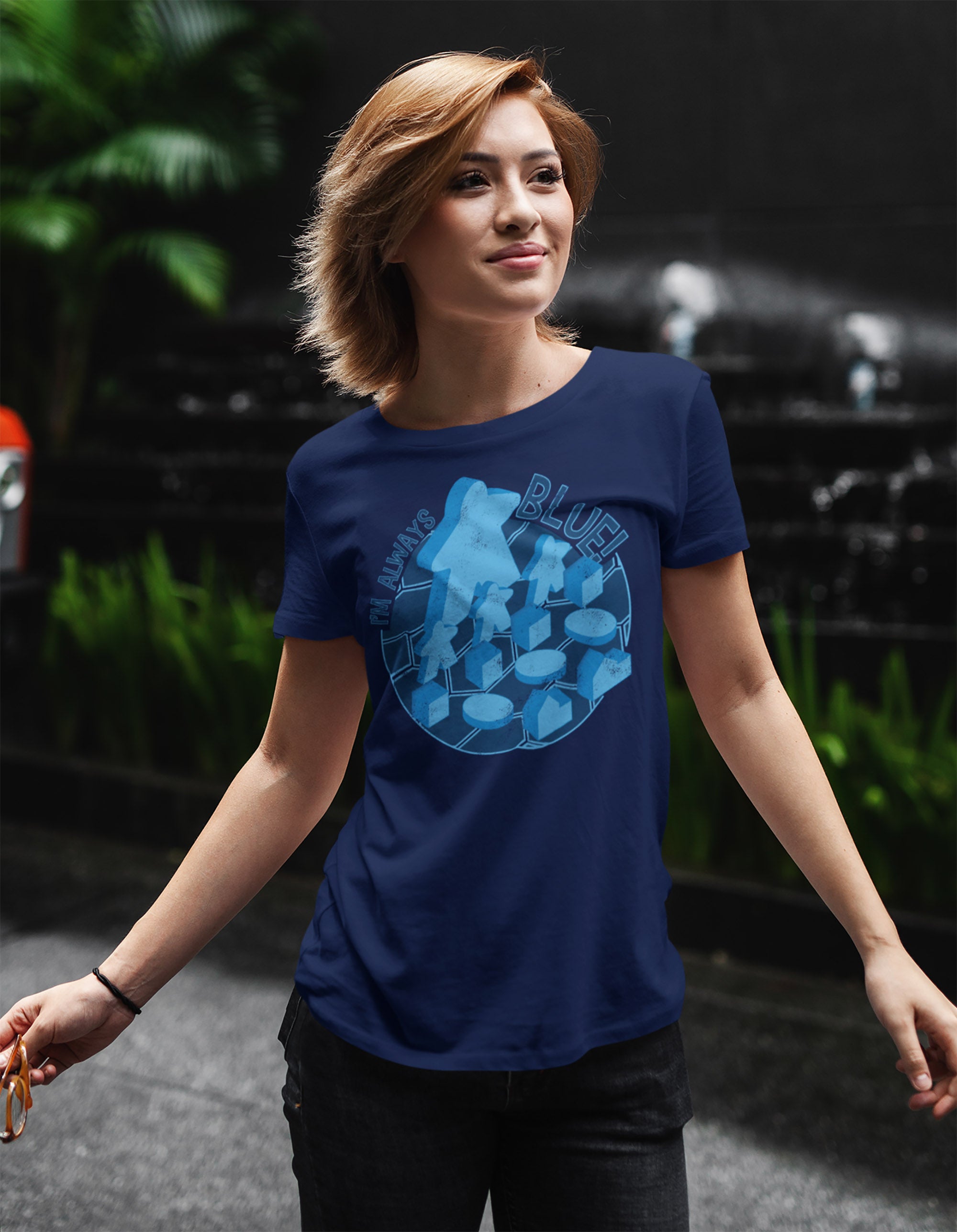 Women's T-Shirt - Blue - M