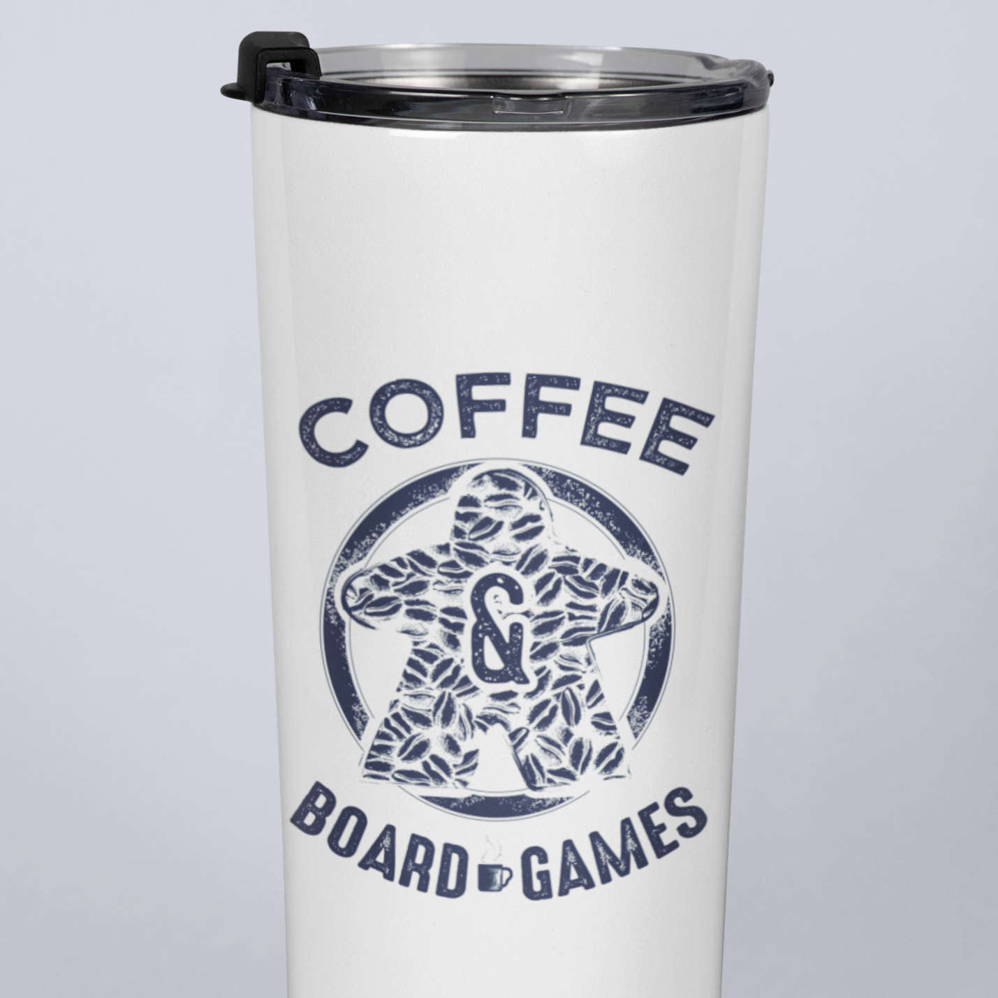 Coffee Bean Meeple Board Game 20oz Travel Mug